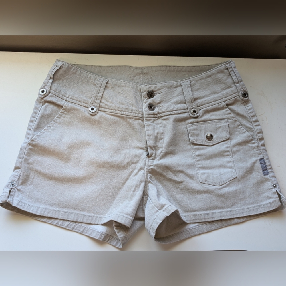 Silver Jeans Tan Cargo Shorts Lightweight Casual